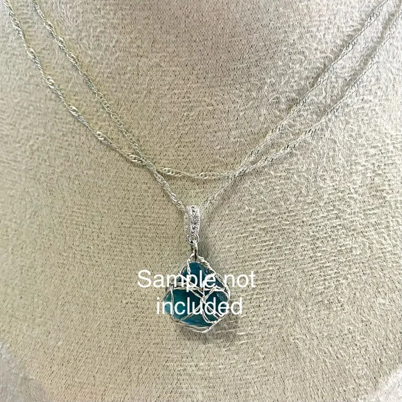 Beautiful wave 30” Sterling silver 925 Chain - Picture 4 of 6